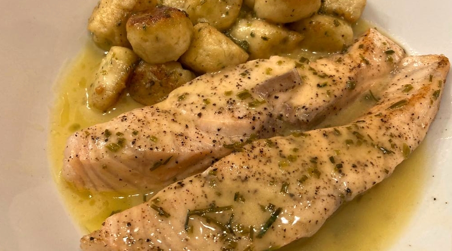Njoki Parisienne s lososom i citron beurre umakom by Mate Janković