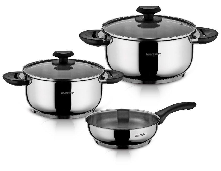 HASCEVHER CARMEN 5 dijelni set inox posuđa