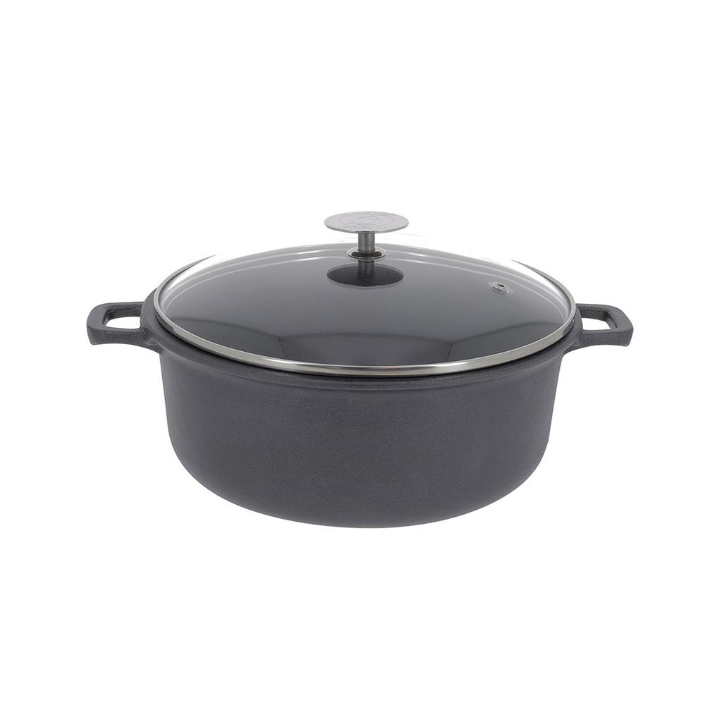 De Buyer Choc Extreme okrugli lonac sa staklenim poklopcem, 2,7 l