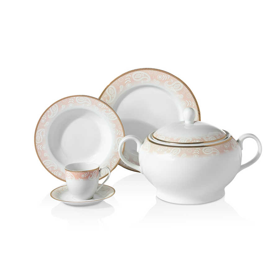 Korkmaz Destina Super White 86 dijelni servis/set za jelo