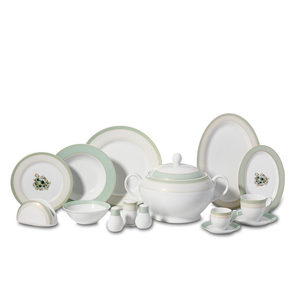 Korkmaz Destina Super White 86 dijelni servis/set za jelo