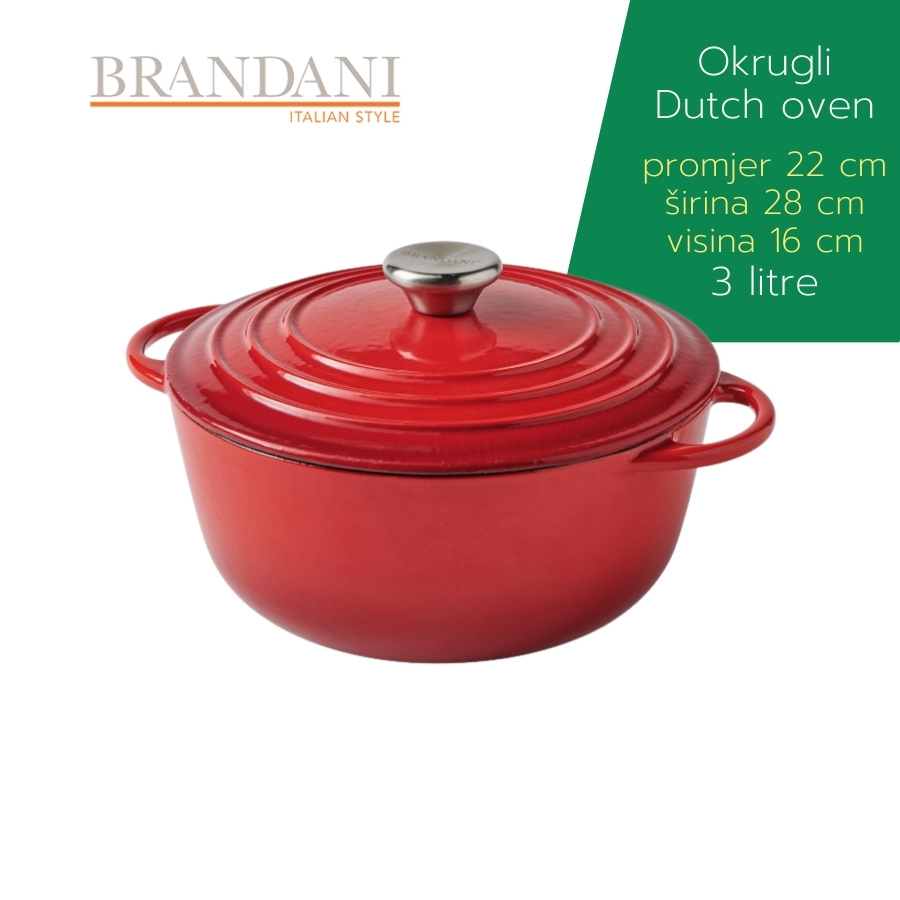 Brandani okrugli Dutch oven LONCI&POKLOPCI by Bajde