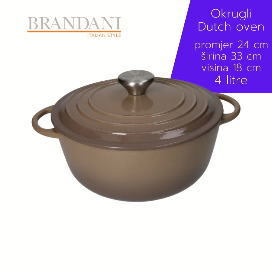Brandani okrugli Dutch oven LONCI&POKLOPCI by Bajde