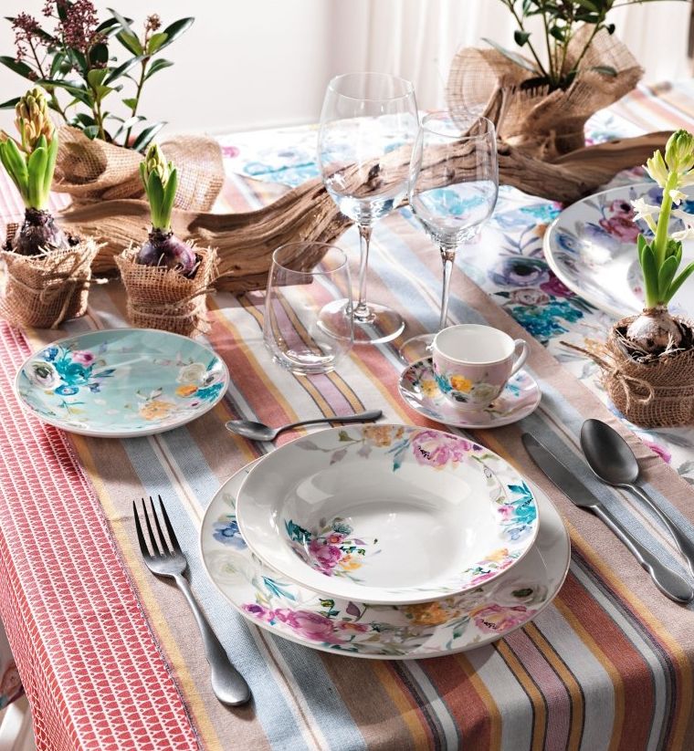 Brandani PARADISE NEW BONE CHINA, 18 dijelni set suđa