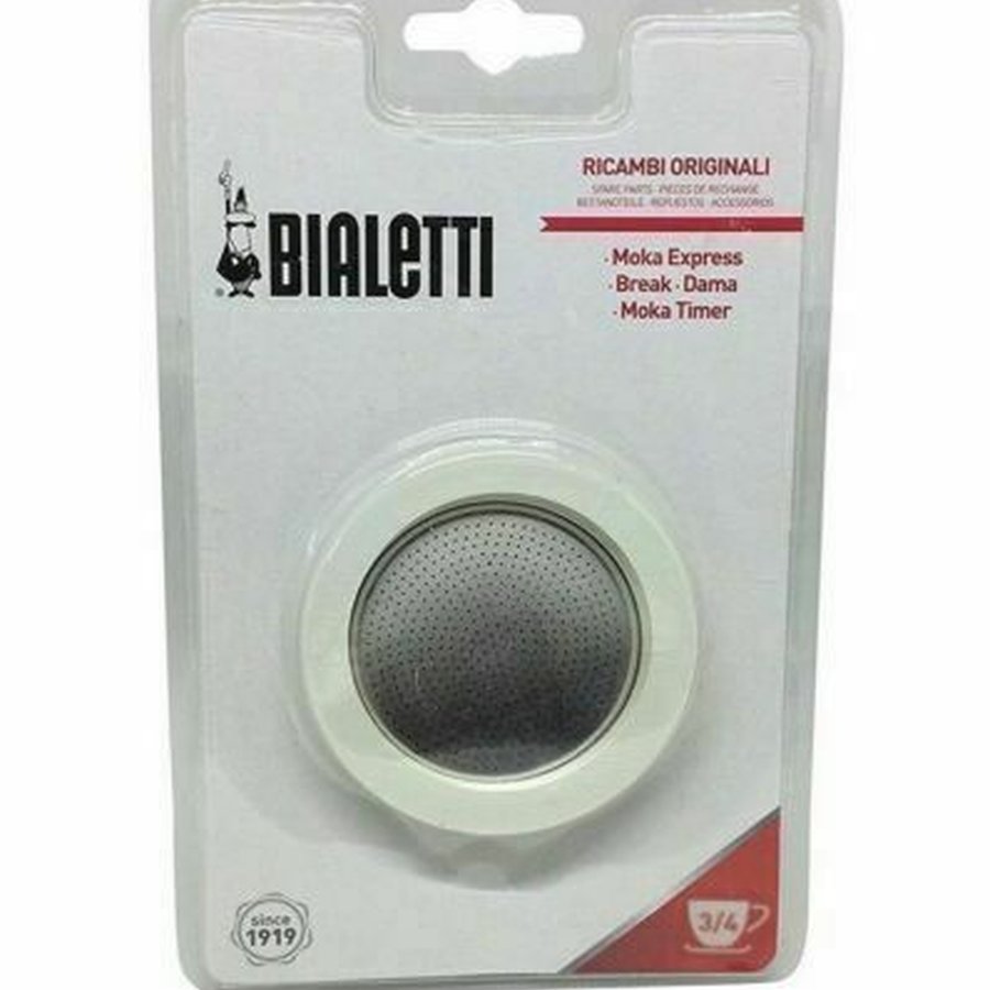BIALETTI set rezervnih brtvi i filtera za kafetijere, 3/4 šalice