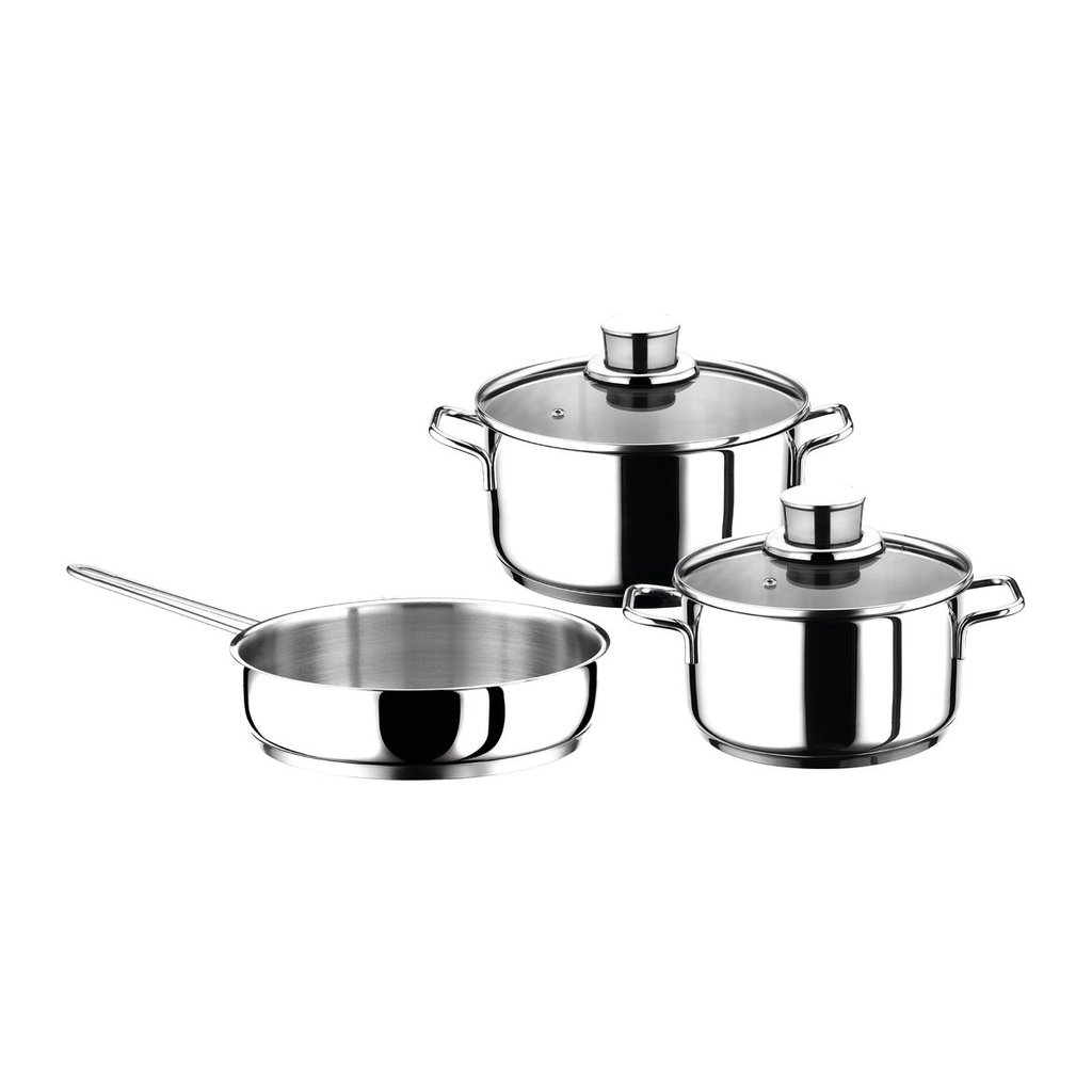 ETERNA by HASCEVHER 5 dijelni set inox posuđa, indukcijski