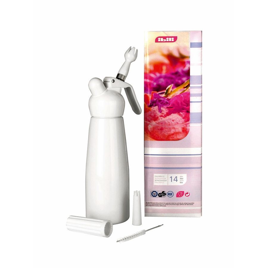 Sifone Per Soda IBILI 800ml | Acciaio Inox | Per Acqua Gasata E Bevande | Design Compatto