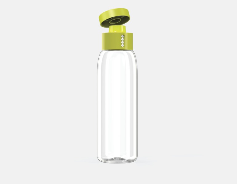 JOSEPH JOSEPH boca za vodu s brojačem, 600 ml, zelena