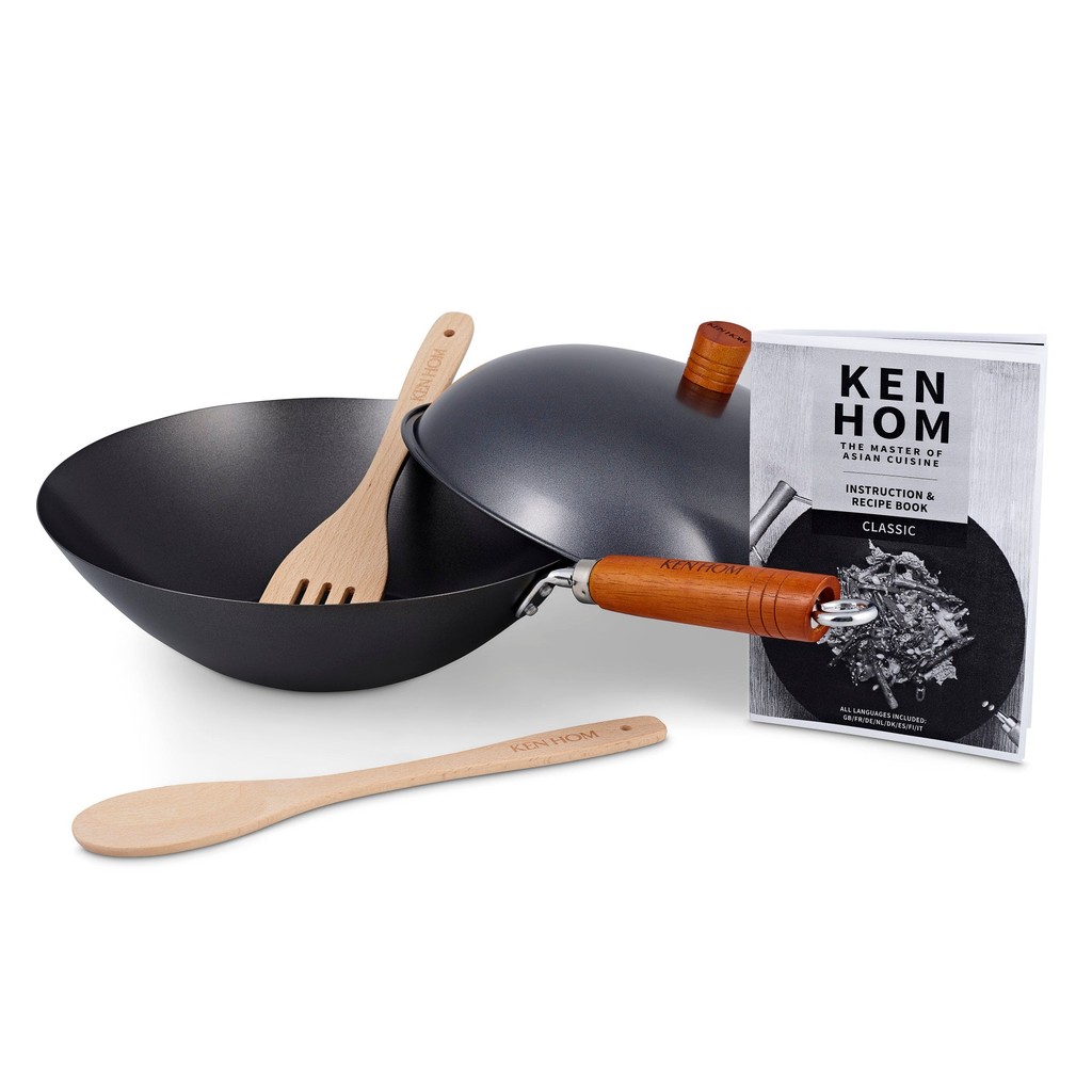 Ken Hom Classic non-stick 5u1 čelični wok set, 31 cm
