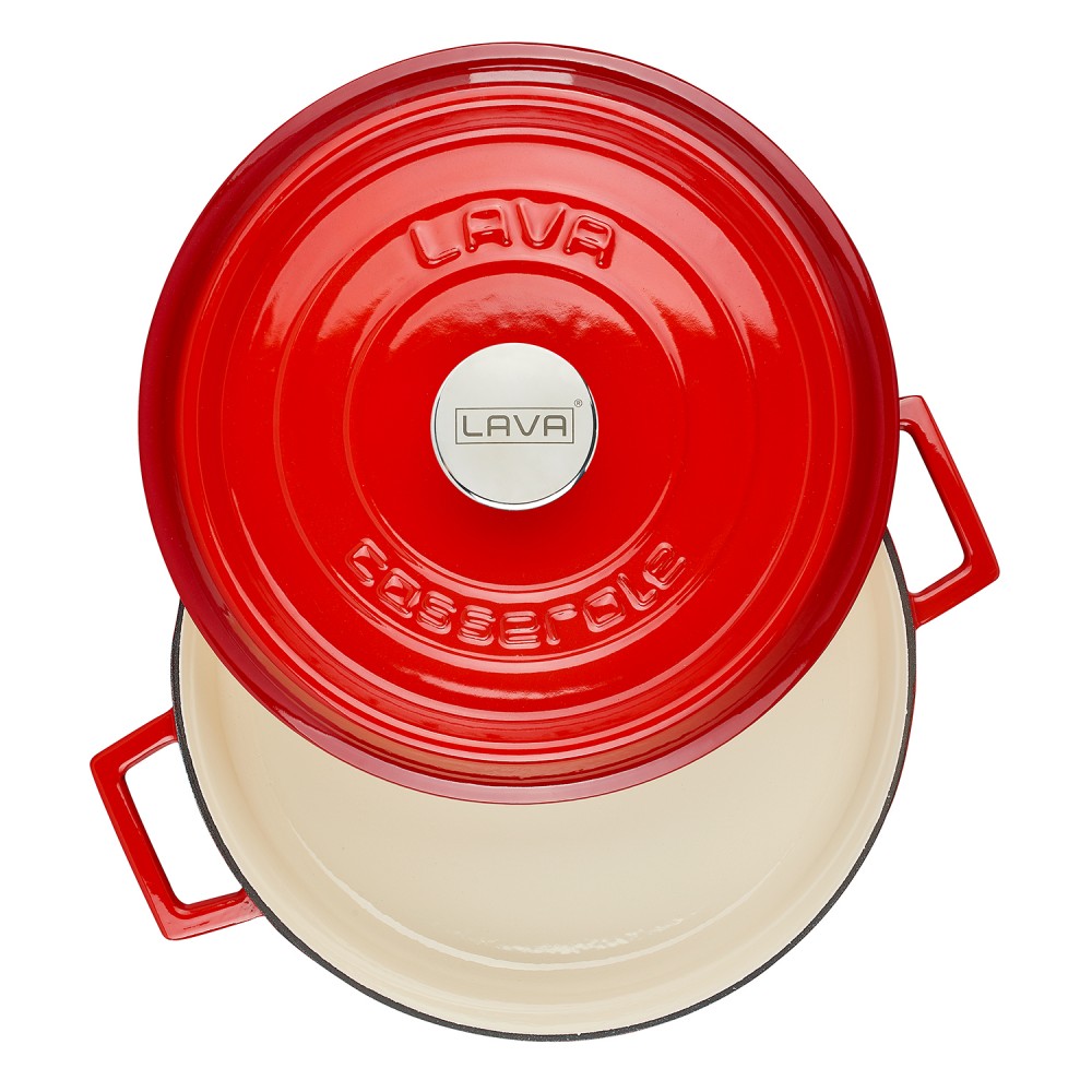 Lava okrugli niski Dutch oven