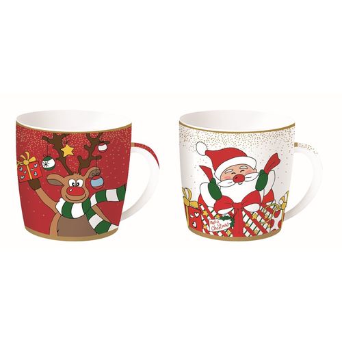 EASY LIFE Set od 2 šalice u poklon kutiji, CHRISTMAS