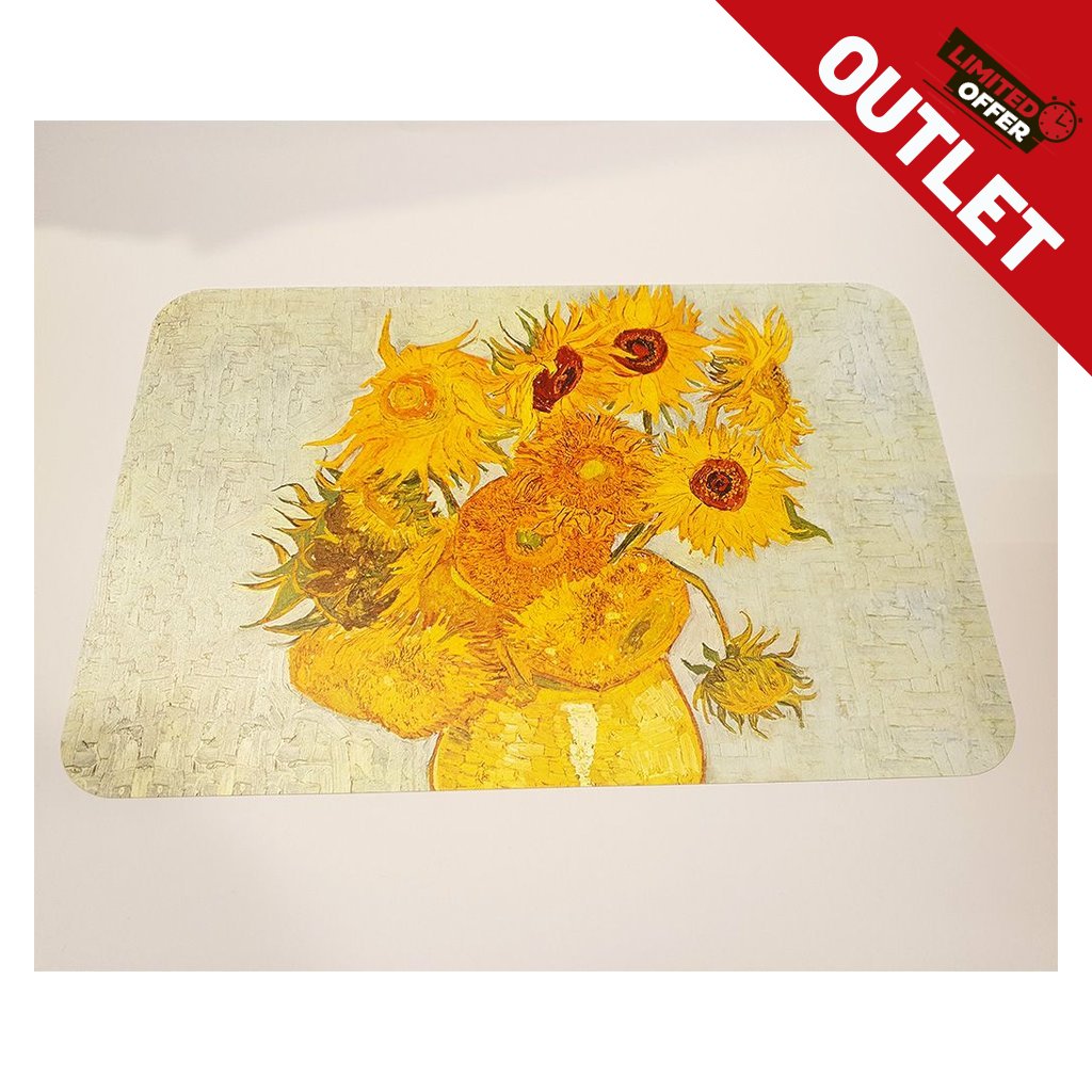 EASY LIFE VASE WITH TWELVE SUNFLOWERS podmetač za stol / 45x30 cm