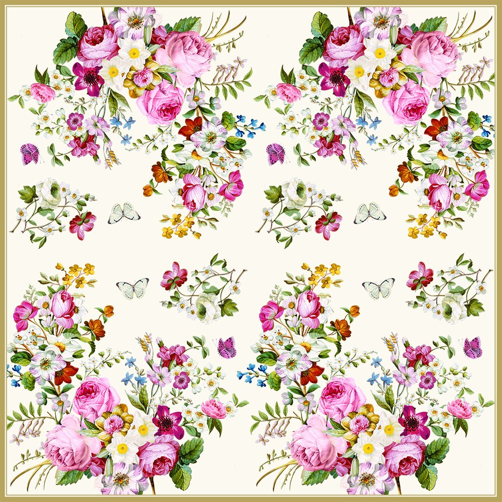 EASY LIFE BLOOMING OPULENCE CREAM paket od 20 salveta / 3 sloja / 33x33 cm