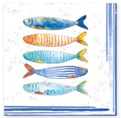 EASY LIFE BORD DE MER paket od 20 salveta / 3 sloja / 33x33 cm