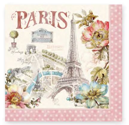 EASY LIFE PARIS FOREVER paket od 20 salveta / 3 sloja / 33x33 cm