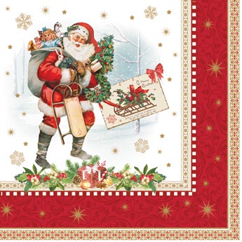 Easy Life VINTAGE XMAS pakiranje od 20 salveta 33x33