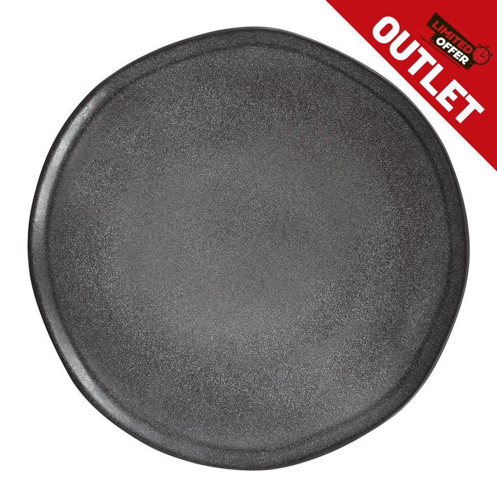 EASY LIFE ESSENTIAL DARK GREY niski tanjur, 26.5 cm
