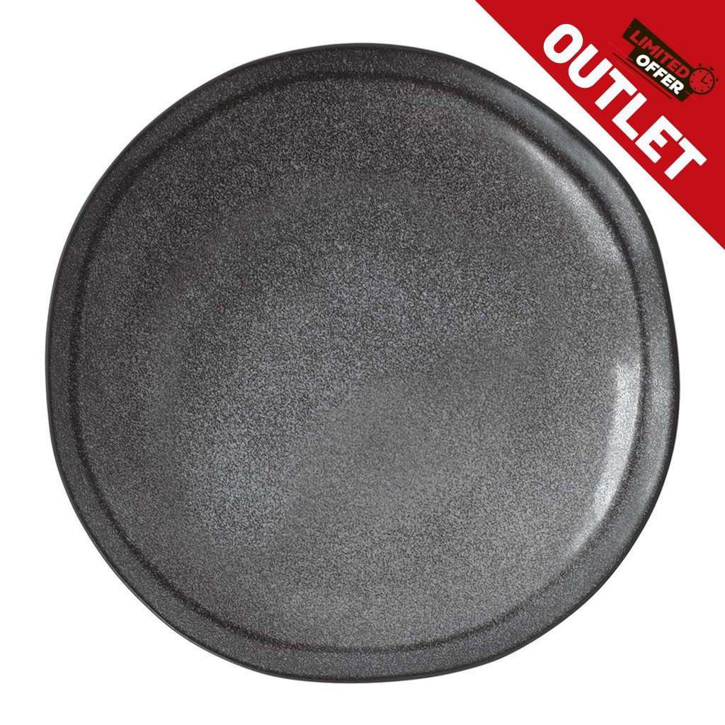 EASY LIFE ESSENTIAL DARK GREY desertni tanjur, 21 cm
