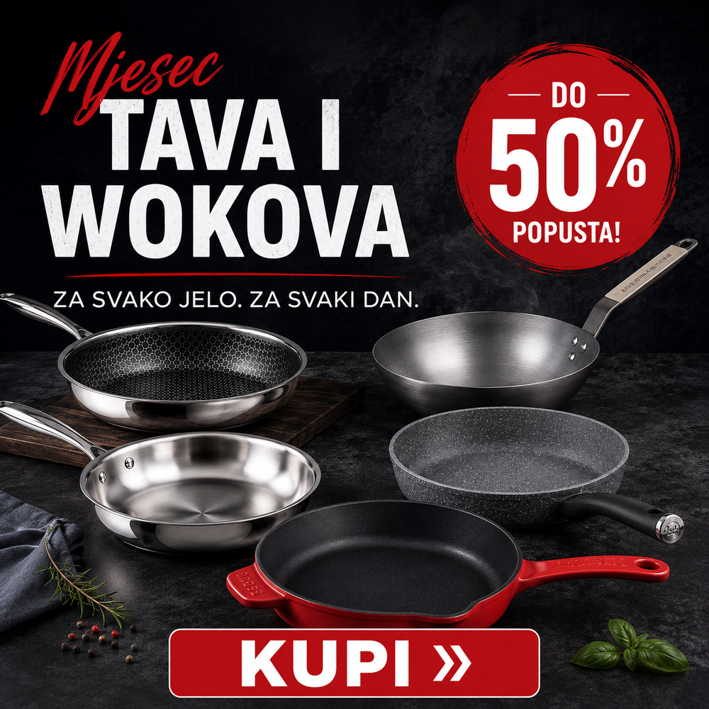 mjesec tava i wokova s popustima do 50%