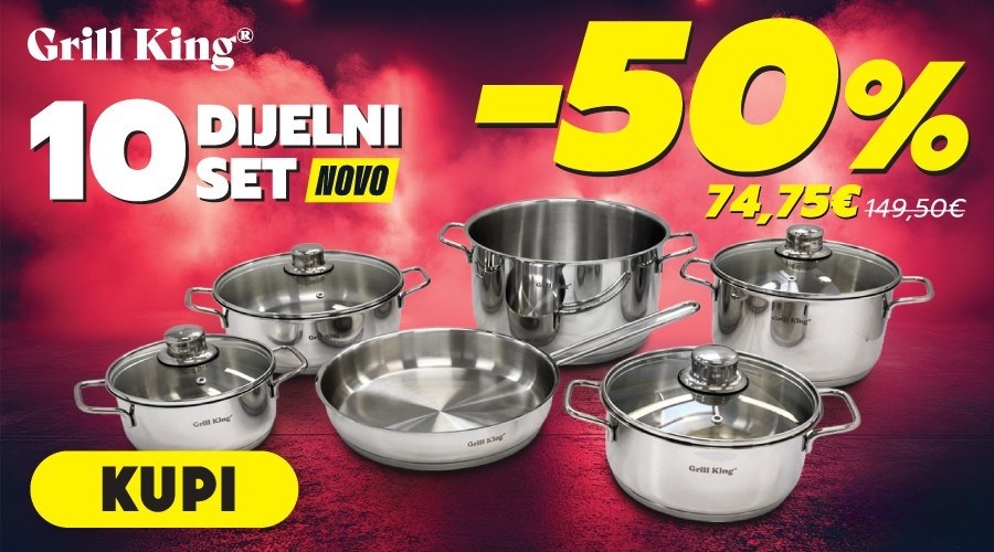 Set posuđa za ozbiljno kuhanje u svakom domu – SMART 10u1 set inox posuđa