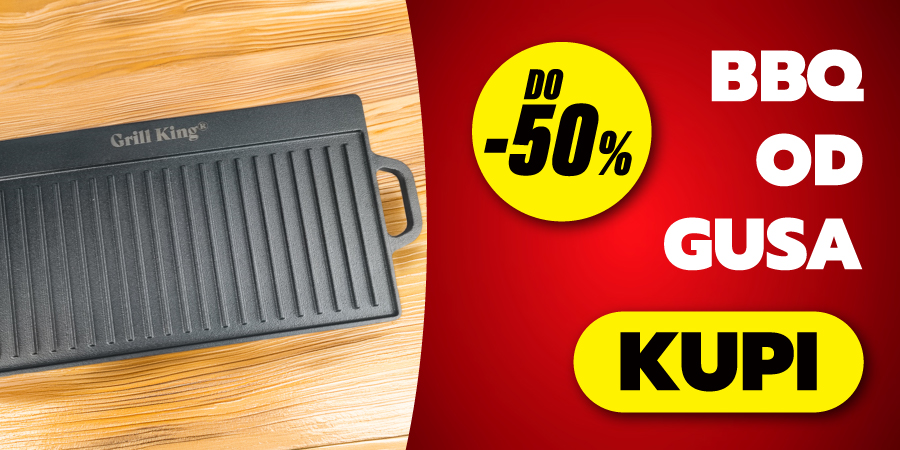 BBQ posuđe i dodaci od lijevanog željeza