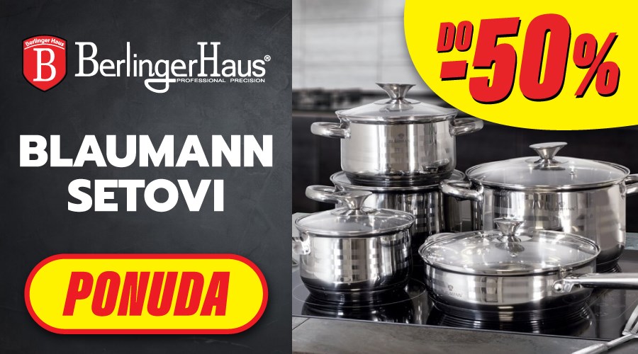 Blaumann najpovoljniji inox setovi lonaca