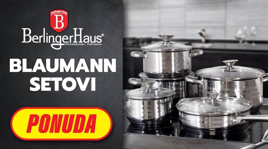 Blaumann najpovoljniji inox setovi lonaca