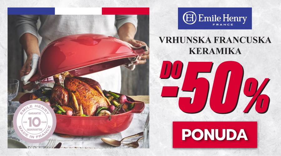 Emile Henry vrhunsko francusko keramičko posuđe