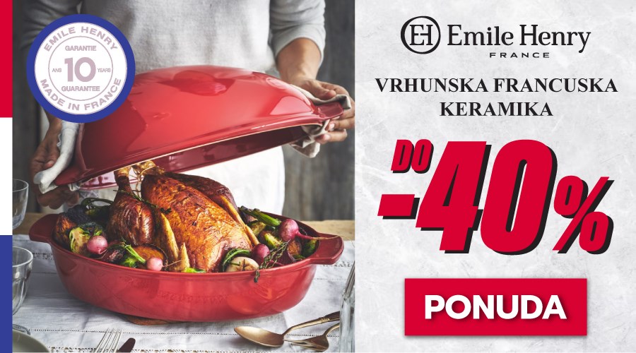 Emile Henry vrhunsko francusko keramičko posuđe