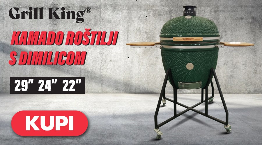 Grill King kamado roštilji s dimilicom i dodatnom opremom