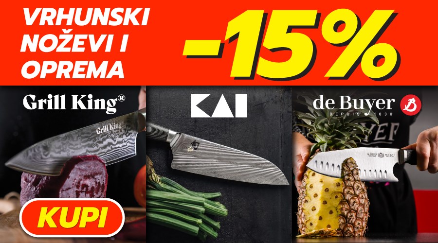 VRUĆI TJEDAN! KAI, de Buyer i Grill King kuhinjski noževi