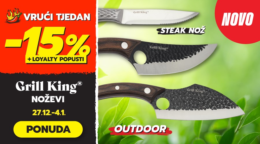 Oštri tjedan – Grill King noževi za rez bez kompromisa