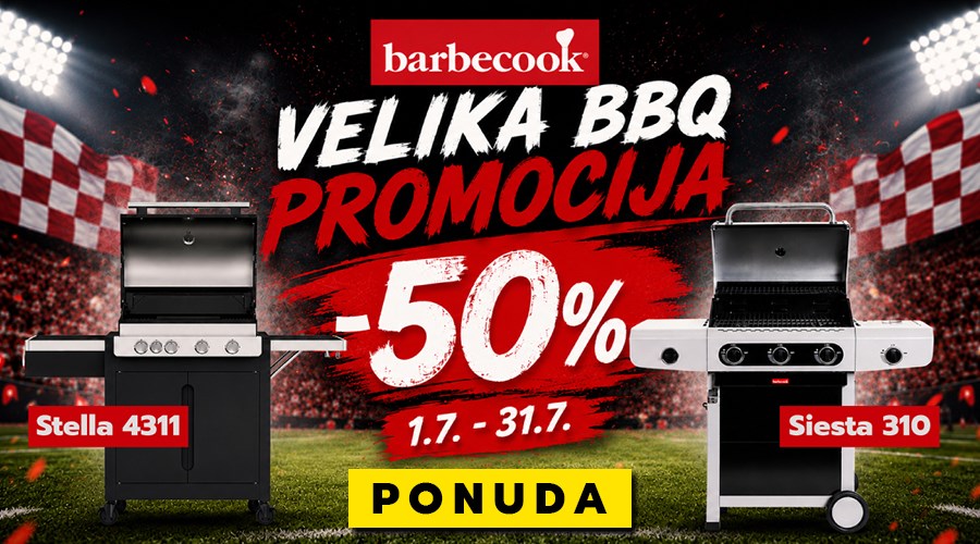 Pripremi se za Svjetsko uz odlične Barbecook roštilje