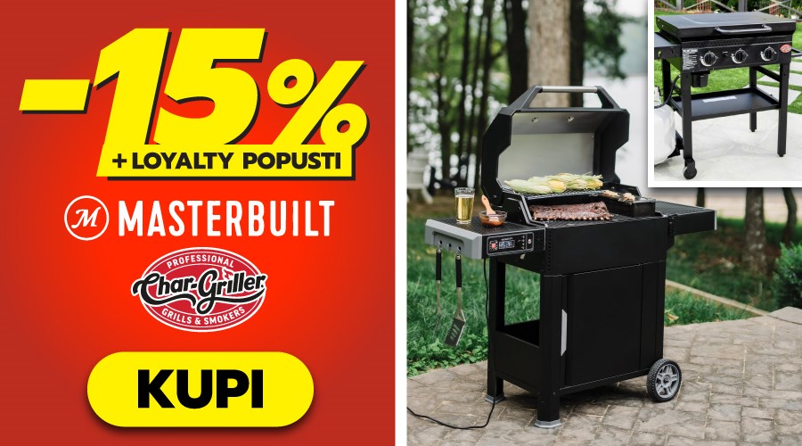 VRUĆI TJEDAN! Masterbuilt, Char-Griller BBQ roštilji i ugljen
