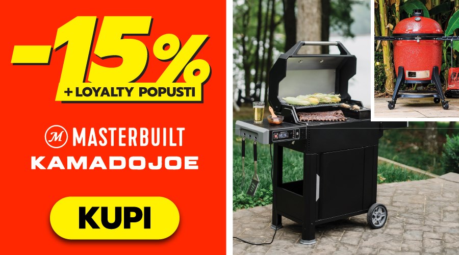VRUĆI TJEDAN! Kamado Joe i Masterbuilt roštilji na ugljen