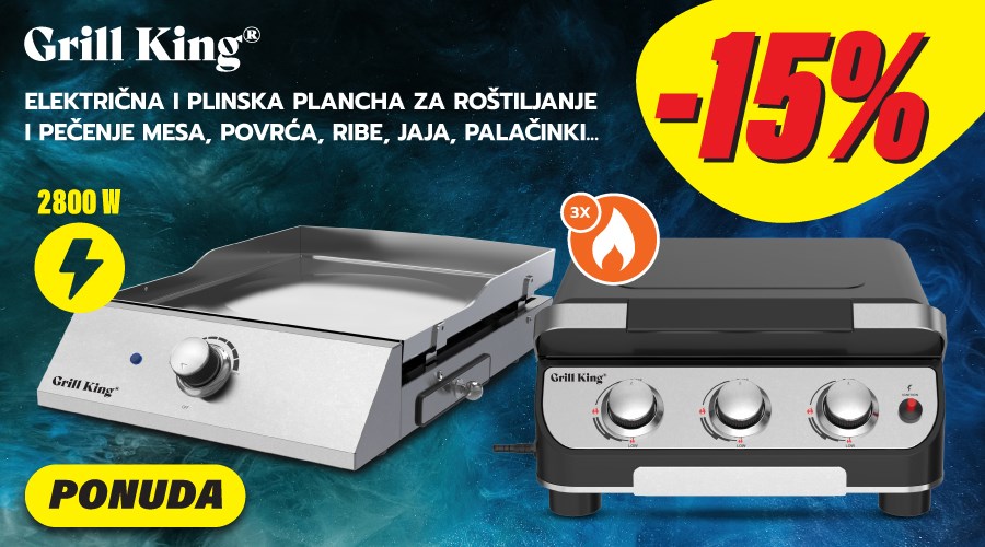 Grill King planche za roštiljanje bez ograničenja