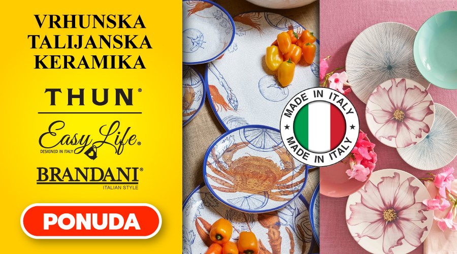 Talijanska elegancija na vašem stolu!