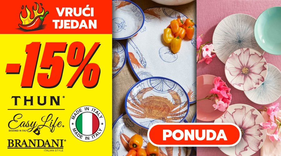 VRUĆI TJEDAN! 15% popusta na Easy Life, Thun i Brandani asortiman