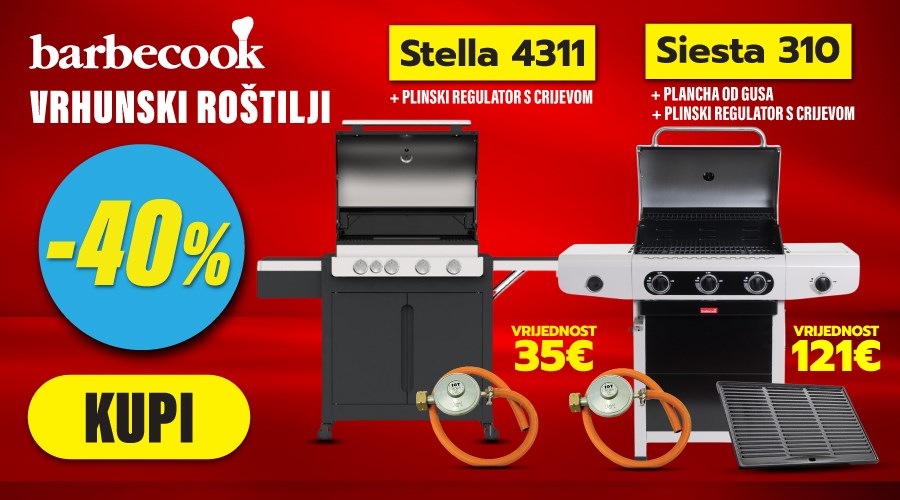 Barbecook Siesta 310 Black Edition – roštilj koji okuplja obitelj