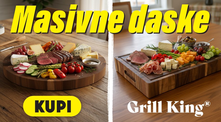 Grill King End Grain daske s dva lica - masivne i elegantne