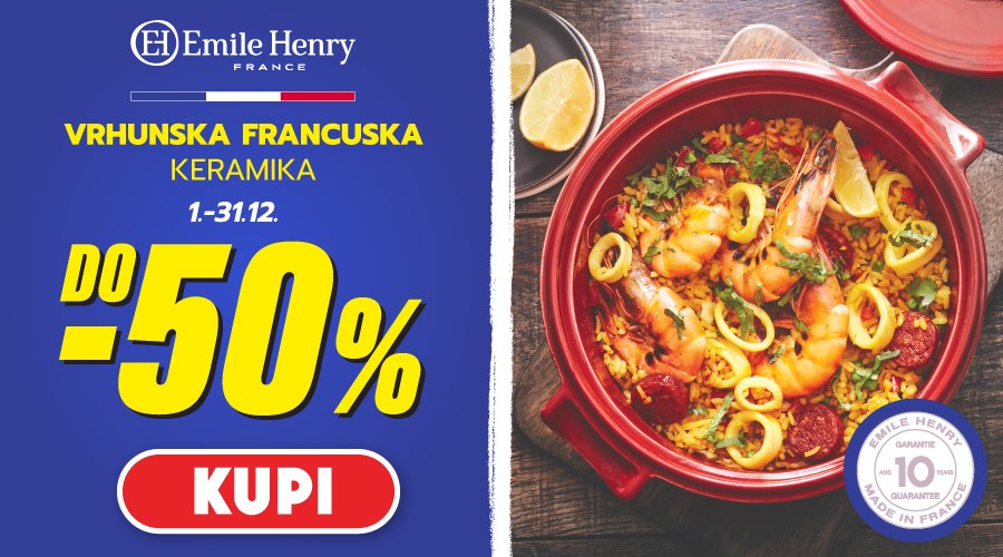 Emile Henry vrhunsko francusko keramičko posuđe