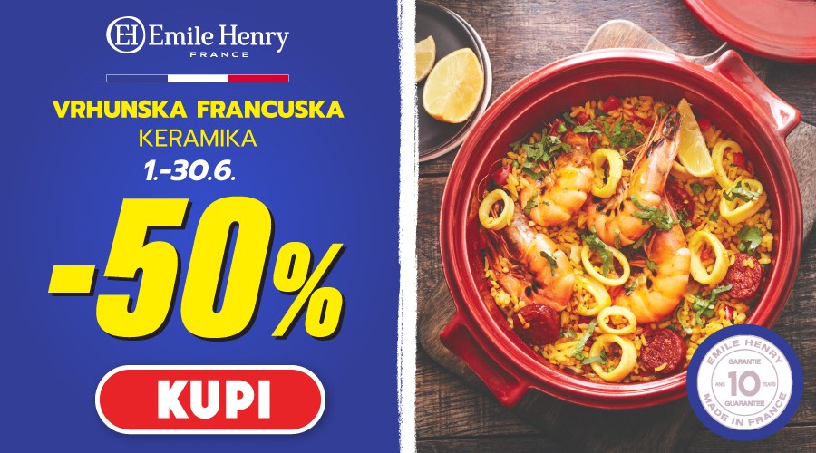 Emile Henry vrhunsko francusko keramičko posuđe
