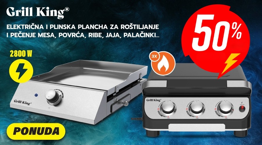 Grill King planche za roštiljanje bez ograničenja