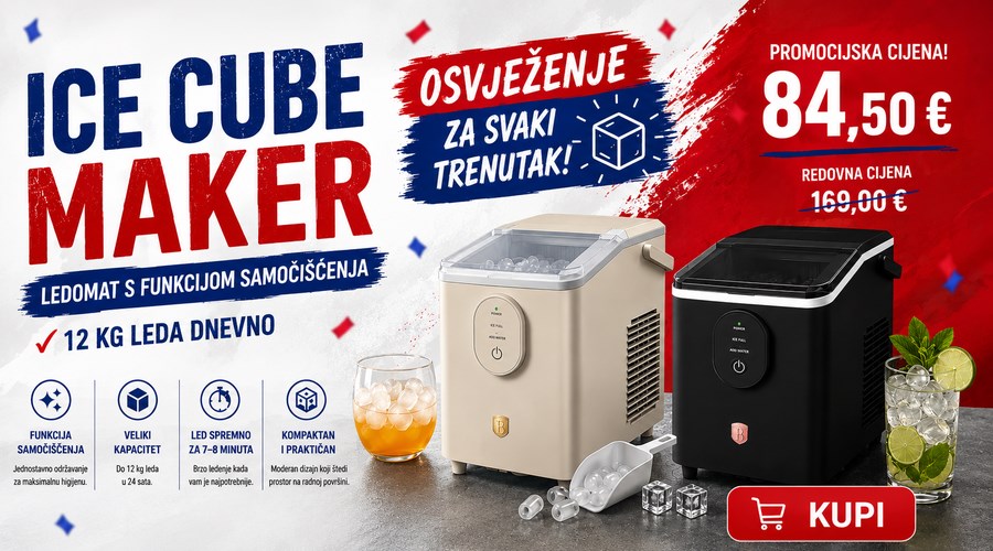 PROMOCIJA 50% na Berlinger Haus ledomate – led spreman za nekoliko minuta