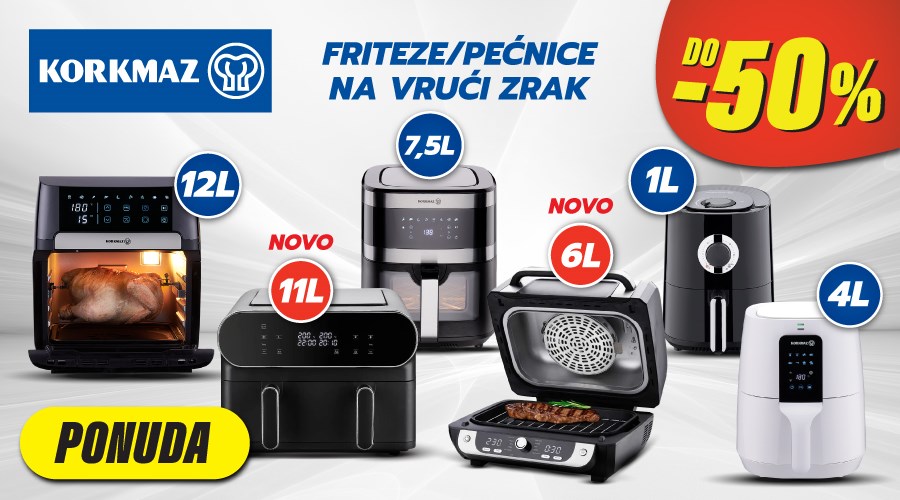 Korkmaz Air friteze na vrući zrak