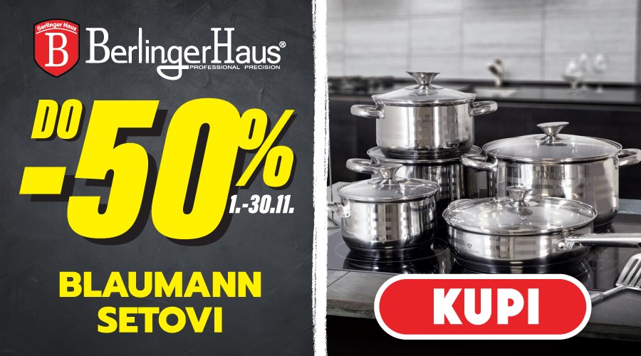 Blaumann najpovoljniji inox setovi lonaca