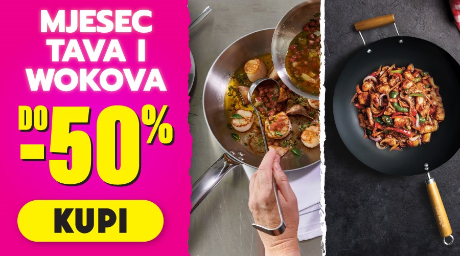 Mjesec tava i wokova: najbolja ljetna ponuda uz popuste do 50%
