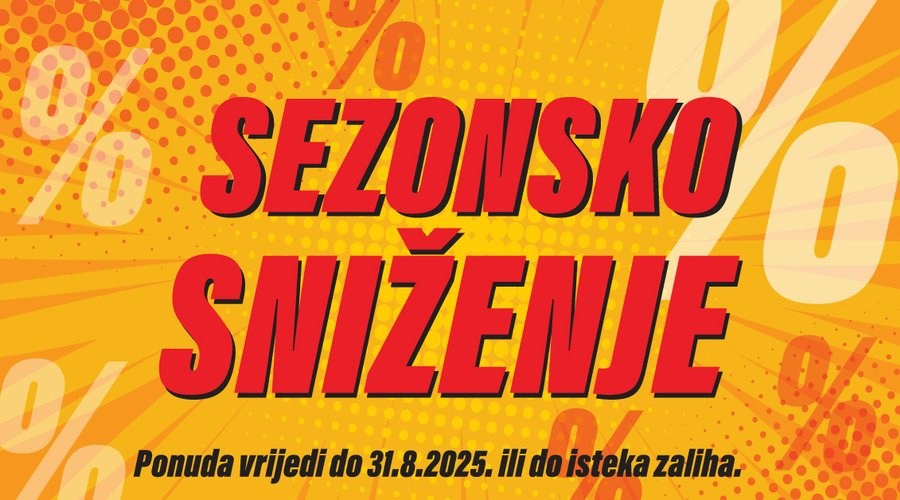 Velika ljetna rasprodaja po senzacionalnim cijenama!