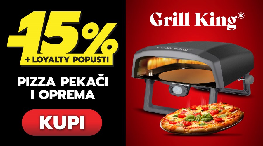 VRUĆI TJEDAN! Grill King, Ooni i Witt Pizza pećnice i oprema za najbolje domaće pizze
