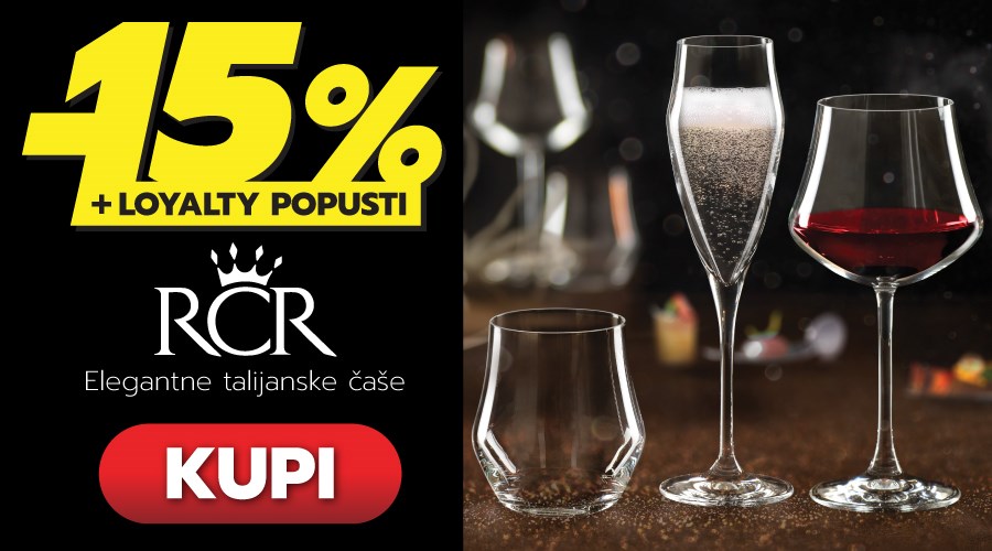 VRUĆI TJEDAN! Elegantne talijanske čaše za ljetna druženja